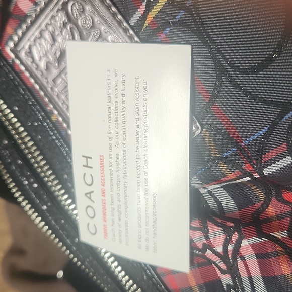 Coach poppy plaid crossbody bag - Picture 6 of 7